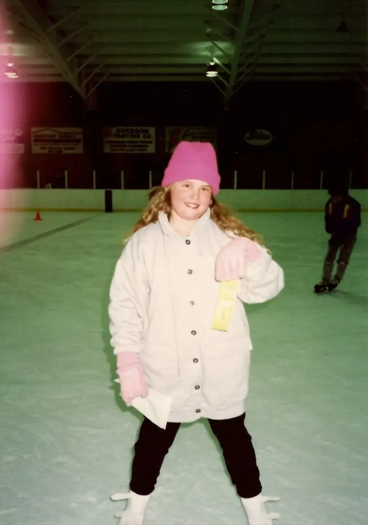 Trina ice skating award