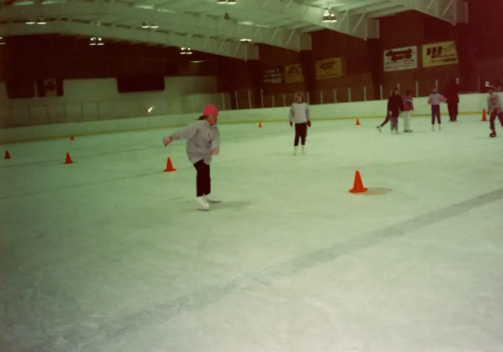 Trina ice skating