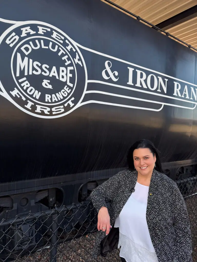 Trina with trains.