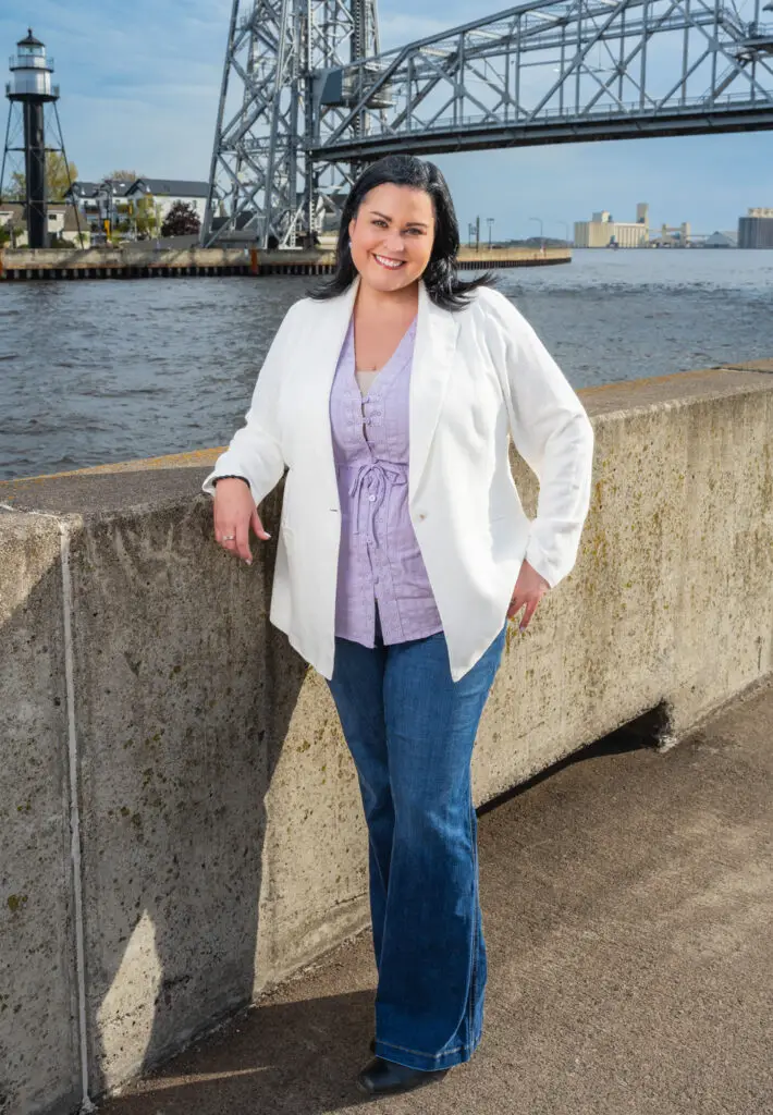 Trina Swanson by a rivER.