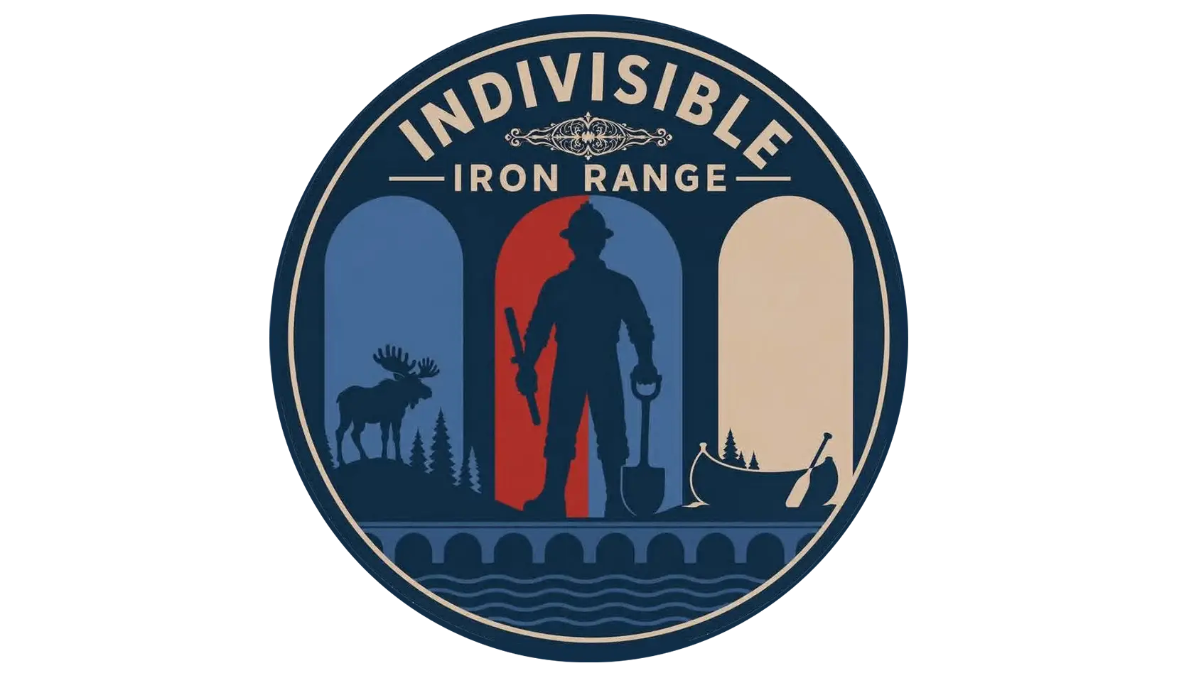 Indivisible Iron Range logo
